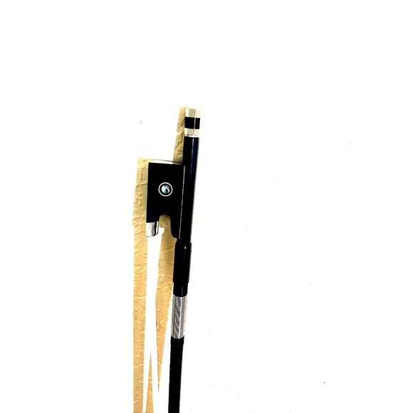 Violin Bow Carbon Fiber Ebony Frog With Sheepskin Grip 4/4 - Picture 3 of 9